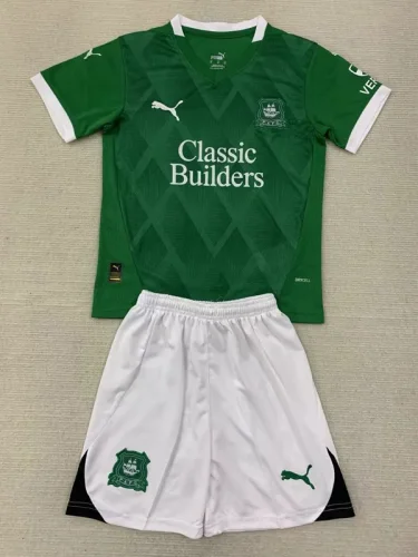 24-25 Plymouth Home Kids Soccer Jersey