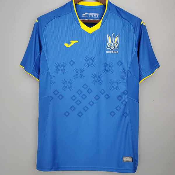 2021 Ukraine Away Soccer Jersey