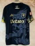 25-26 Aston Villa Black Special Edition Fans Soccer Jersey