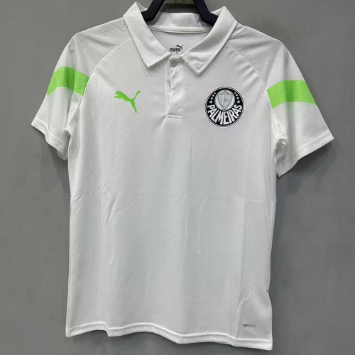 2023 Palmeiras White Polo Short Sleeve (有领)
