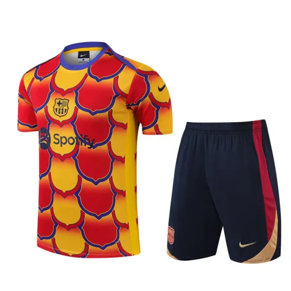 24-25 BAR Red-Yellow Training Short Suit (印花)