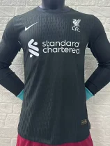 24-25 LIV Away Long Sleeve Player Version Soccer Jersey (长袖球员)