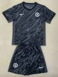 24-25 CHE Black GoalKeepe Kids Soccer Jersey
