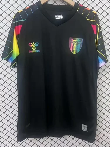 24-25 Sunderland Black Special Edition Fans Soccer Jersey