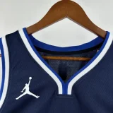 22-23 Dallas Mavericks DAVIs #3 Royal Blue Top Quality Hot Pressing NBA Jersey (Trapeze Edition)飞人版