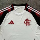 25-26 Flamengo White Fans Soccer Jersey