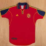 2000 Spain Home Retro Soccer Jersey