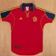 2000 Spain Home Retro Soccer Jersey