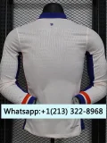 2024-25 CHE Away Long sleeve Player Version Soccer jersey (长袖球员)