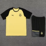 24-25 Dortmund Yellow Training Short Suit (100%Cotton)纯棉