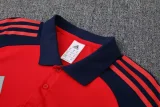 25-26 Man Utd Red Polo Tracksuit