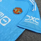 23-24 Man Utd Blue GoalKeeper Soccer Jersey