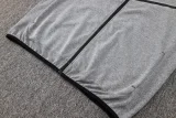 24 AD Grey Hoodie Jacket Tracksuit #F586