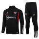 23-24 Sao Paulo Black Half Pull Tracksuit (半拉链) #B654