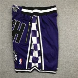 Kings SWISH Purple City Edition Top Quality NBA Pocket Pants #国王队