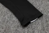 24-25 NK Black Kids Half Pull Tracksuit #05(童装半拉链)(白色领)