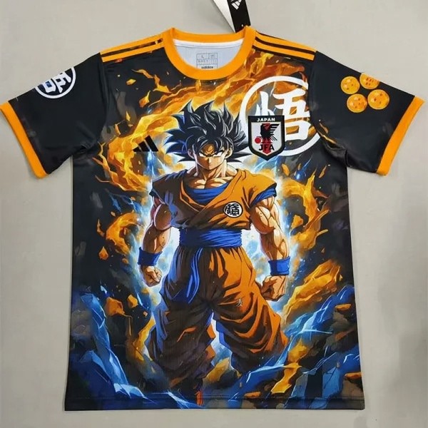 24-25 Japan Black Special Edition Fans Training shirts 悟空黄