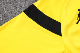 23-24 PSG Jordan Yellow Hoodie Jacket Tracksuit #F450