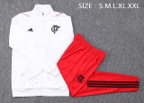23-24 Flamengo White Jacket Tracksuit #A650
