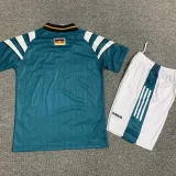 1996 Germany Away Kids Retro Soccer Jersey