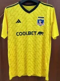 24-25 Colo-Colo Yellow GoalKeeper Fans Soccer Jersey