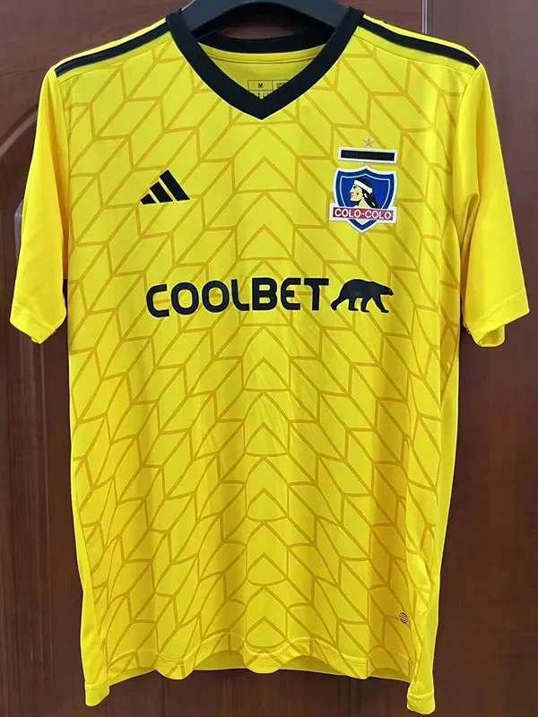 24-25 Colo-Colo Yellow GoalKeeper Fans Soccer Jersey