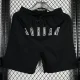 M005 Jordan Black Pure Cotton Fabric Casual Short Pants