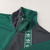 23-24 AD Green Grey Jacket Tracksuit #AJ12