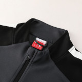 23-24 PM Black Grey Jacket Tracksuit #PJ06