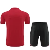 24-25 Bayern Red Training Short Suit (100%Cotton)纯棉