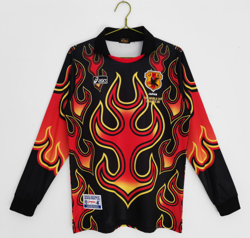 1998 Japanese goalkeeper flame red top