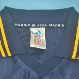 1999-2000 RMA Away Black Retro Soccer Jersey
