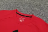 24-25 AD Red Training Short Suit #3333(100%Cotton)纯棉