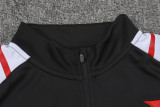 23-24 Vasco da Gama Black Half Pull Tracksuit (半拉链)