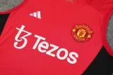 24-25 Man Utd Red Tank top and shorts suit