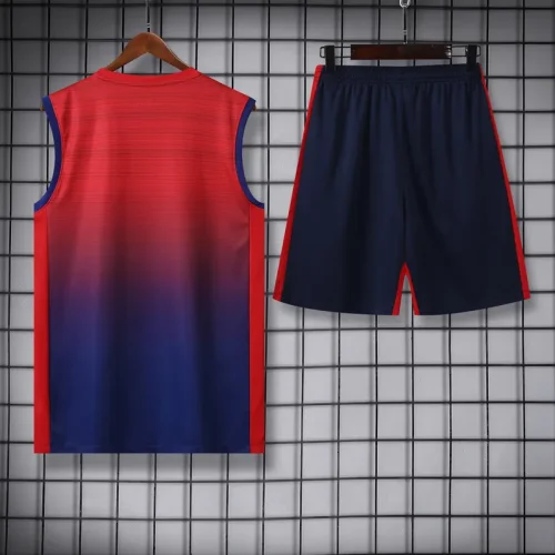 24-25 PSG Red Tank top and shorts suit
