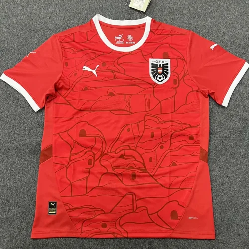 24-25 Austria Home Fans Soccer Jersey