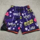 Raptors Purple City Edition Top Quality NBA Pocket Pants *猛龙涂鸦