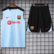 24-25 BAR Light blue Tank top and shorts suit