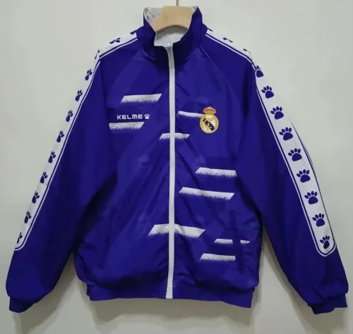 24-25 RMA White & Blue Double sided windbreaker (双面刺绣)(双面风衣)
