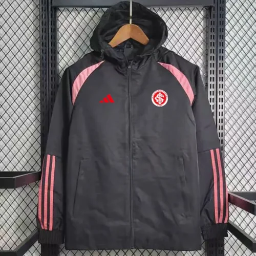 24-25 Internacional Black Windbreaker