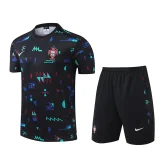 24-25 Portugal Black Training Short Suit