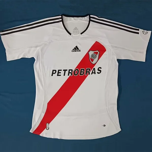 2006-2007 River Plate Home Retro Soccer Jersey