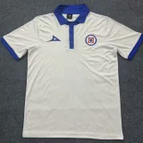 25-26 Cruz Azul White Polo short sleeve