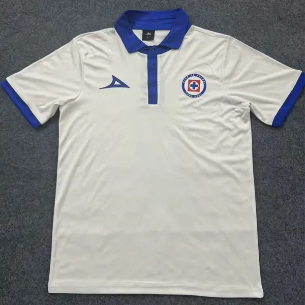 25-26 Cruz Azul White Polo short sleeve