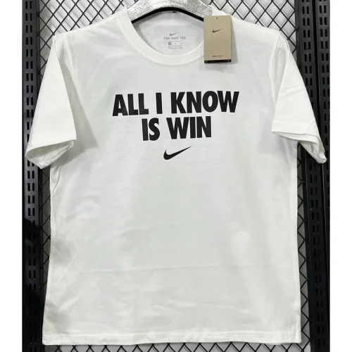 T204 NK White High Quality Casual T-Shirt #字母
