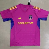 24-25 Colo-Colo Pink GoalKeeper Fans Soccer Jersey