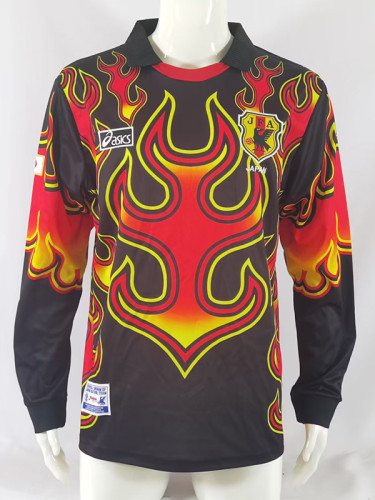 1998 Japan GoalKeeper Long Sleeve Retro Soccer Jersey(长袖)