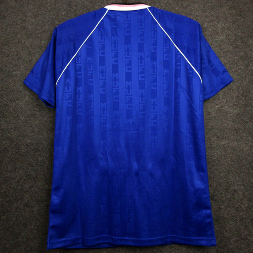 1988-1990 Man Utd Away Blue Retro Soccer Jersey