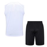 23-24 Corinthians White Tank top and shorts suit #D784